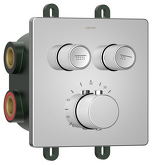 SMART SELECT podomítková sprchová termostatická baterie, box, 2 výstupy, chrom náhledová fotka produktu