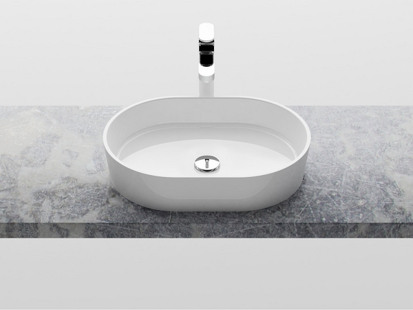 Umyvadlová pileta pevná chrom