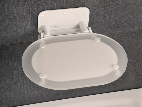 Sedátko CHROME CLEAR/WHITE