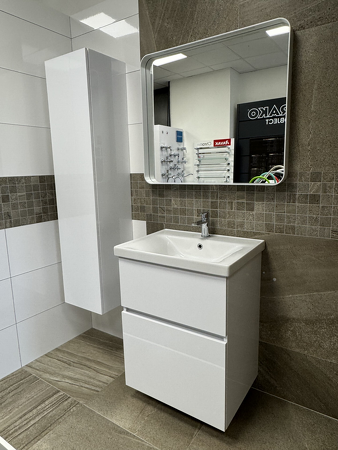 AKCE VIBE 60 umyvadlová skříňka,  57x72,5x45cm, dub, bez umyvadla