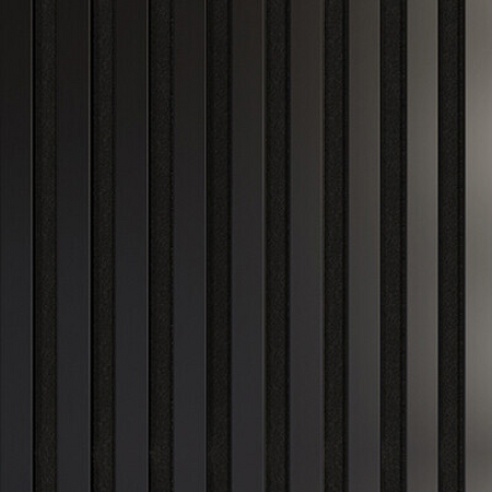 Akustický panel Wallnite Universal line černý filc, černá 2600×400×21