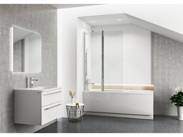 Vana CHROME 170x75 snowwhite