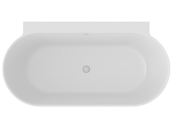 Vana Freedom Wall II Tec 170x87, volně stojící, bílá, krytka odtoku chrom