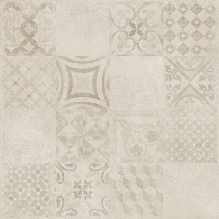 Betonico, DAK62797, dlaždice slinutá, 60 x 60 cm, světle béžová