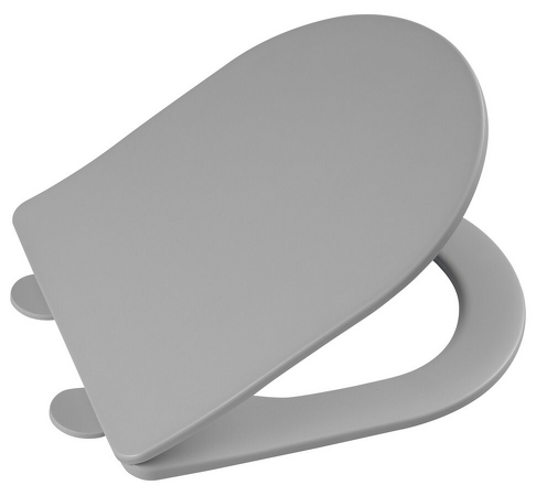 PACO WC sedátko, SLIM, Soft Close, Easy Take, šedá mat