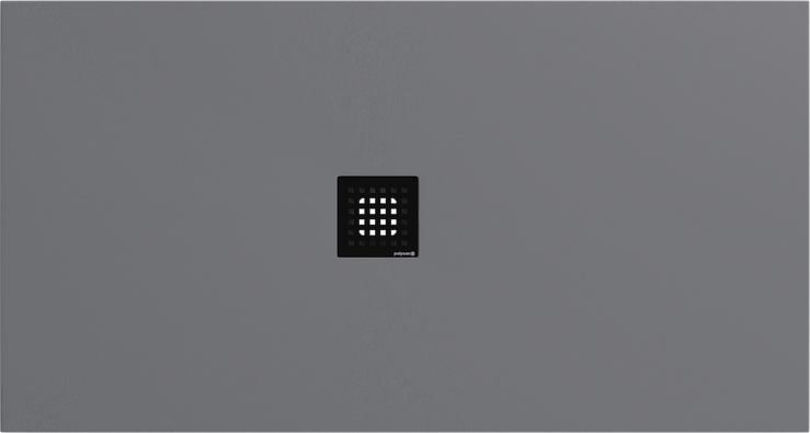 FLEXIA vanička z litého mramoru s možností úpravy rozměru, 150x80cm, šedá mat
