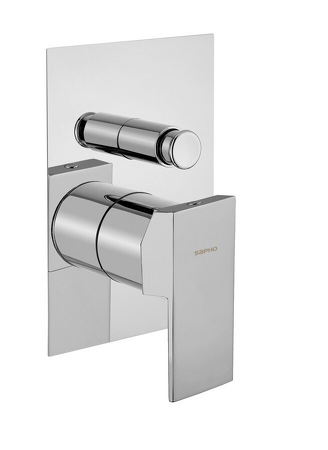 LATUS podomítková sprchová baterie, 2 výstupy, chrom