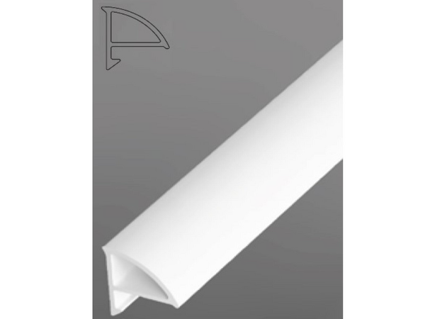 Krycí lišta 6/2000 bílá