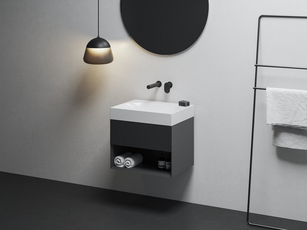 SD Lite 60 skříňka pod umyvadlo černá matná