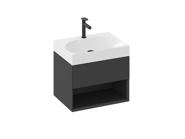 SD Lite 60 skříňka pod umyvadlo černá matná