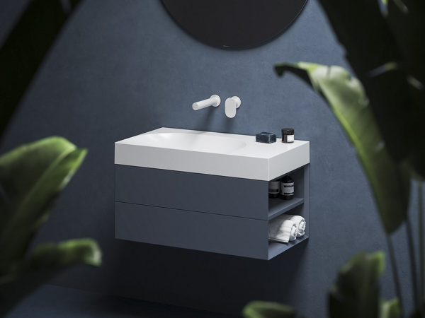 Umyvadlo Lite 80/60 P, bez otvoru pro baterii, bez přepadu