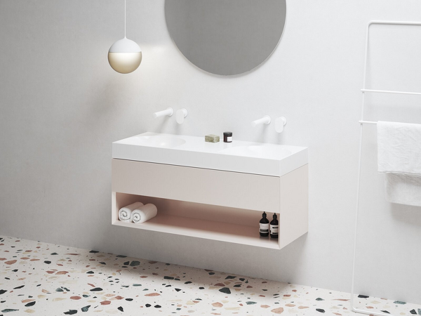 Dvojumyvadlo Lite 120, bez otvorů pro baterie, bez přepadu