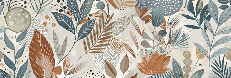 Blossom, dekor, 30x90 cm, vícebarevná