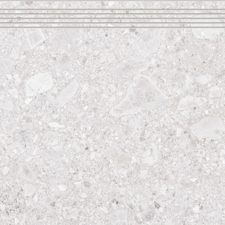 Rave, DCP62899, schodovka, 60x60cm, bílošedá