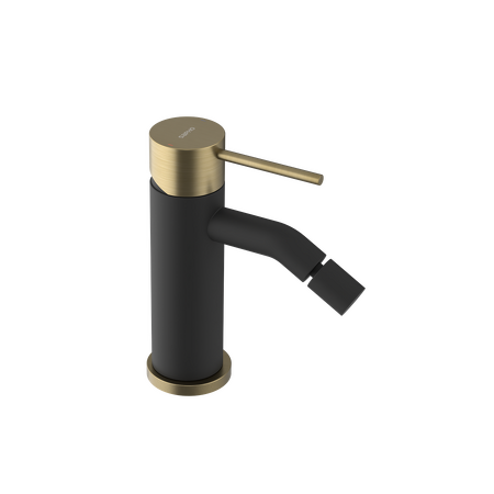 ULTRAMIX stojánková bidetová baterie, černá mat/zlato mat