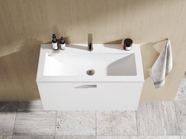 Umyvadlo Clear 800 white s otvory