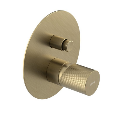 ULTRATAP podomítková sprchová baterie, 2 výstupy, zlato mat