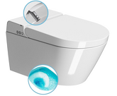WCLEAN závěsné WC Swirlflush s integrovaným elektronickým bidetem, bílá Extraglaze náhledová fotka produktu