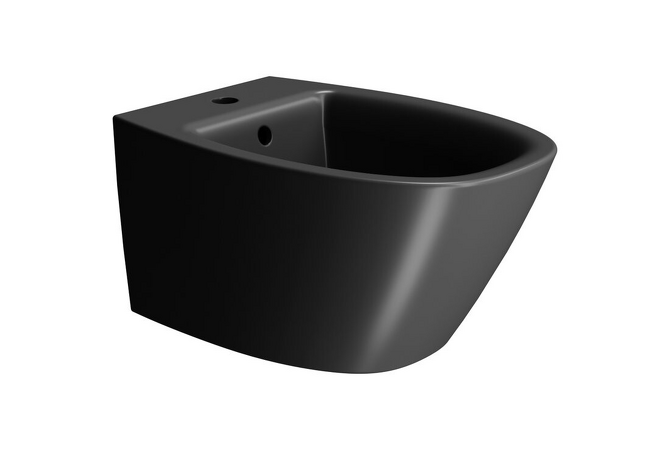 MODO bidet závěsný, 37x54cm, černá mat