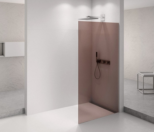 ARCHITEX CHROM sprchová zástěna 1462mm, sklo Marron