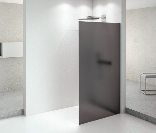ARCHITEX CHROM sprchová zástěna 1262mm, kouřové matné sklo
