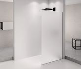 ARCHITEX BLACK MATT sprchová zástěna 1062mm, matné sklo náhledová fotka produktu