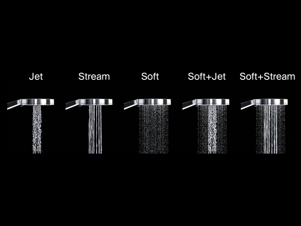Sprchový sloup flexibilní s termostatickou baterií a sprchovým set