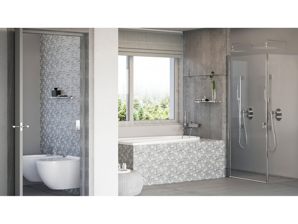 CR 500.00 Polička skleněná, 64 cm