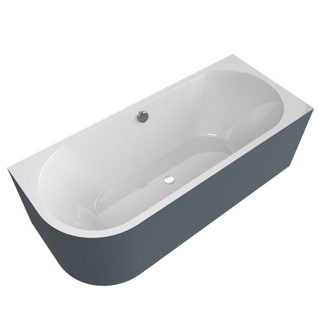 VIVA R MONOLITH asymetrická vana 180x75x60cm, bílá/siena