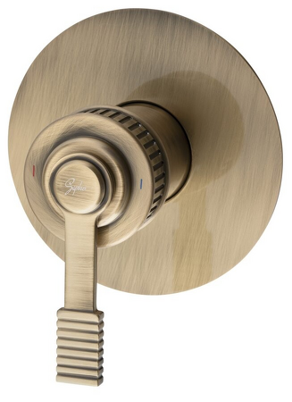 VERSI podomítková sprchová baterie, 1 výstup, bronz