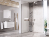 Walk-In Wall Set 140, lesk+transparent náhledová fotka produktu