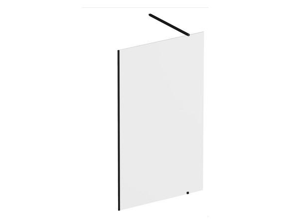 Walk-In Wall Set 140, černá+transparent