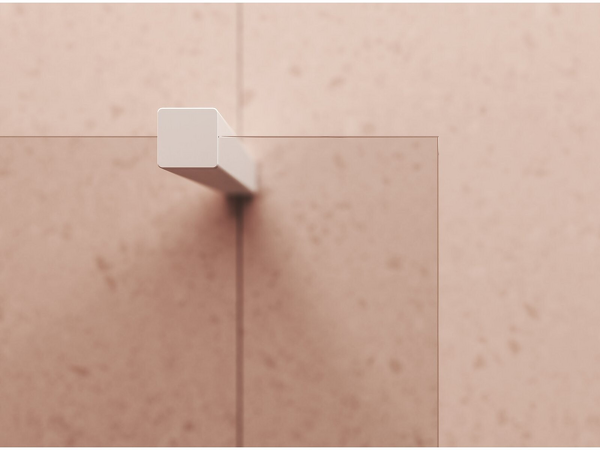 Walk-In Wall Set 120, bílá matná+transparent