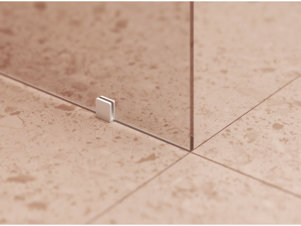 Walk-In Wall Set 160, bílá matná+transparent