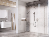 Walk-In Corner Set 110x80, lesk+transparent náhledová fotka produktu