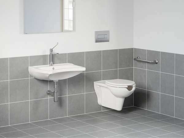 WC Safe RimOff set, závěsný, bílá