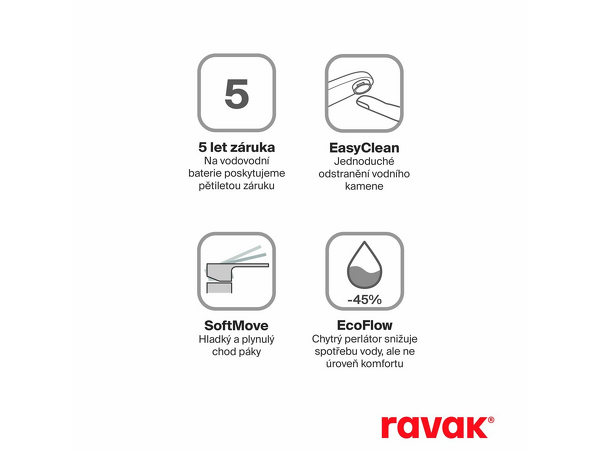 CR II 019.00CR.O1 Umyvadlová podomítková baterie s tělesem, chrom