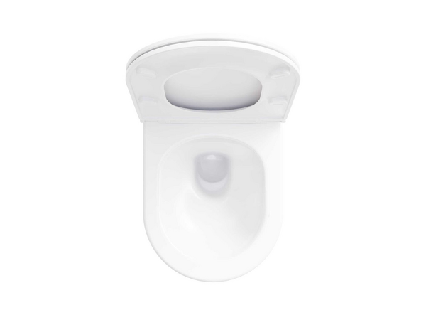 WC Flow RimOff set, závěsný, bílá