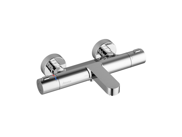 TE 023.00/150 Termostatická 300 vanová nástěnná baterie bez setu, 150 mm