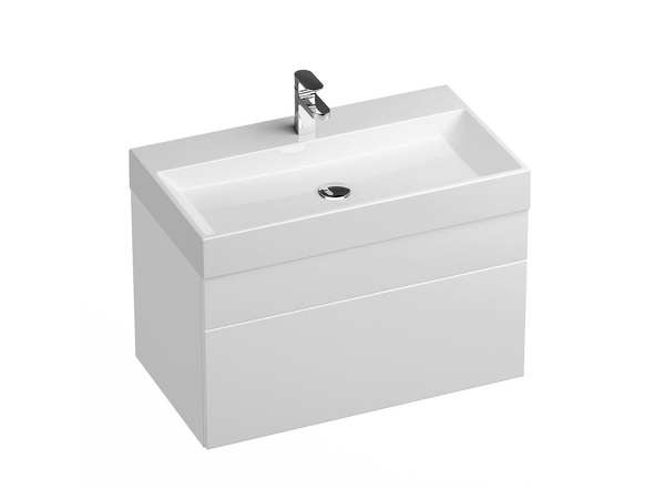 umyvadlo Natural 800 white bez přepadu s otvorem