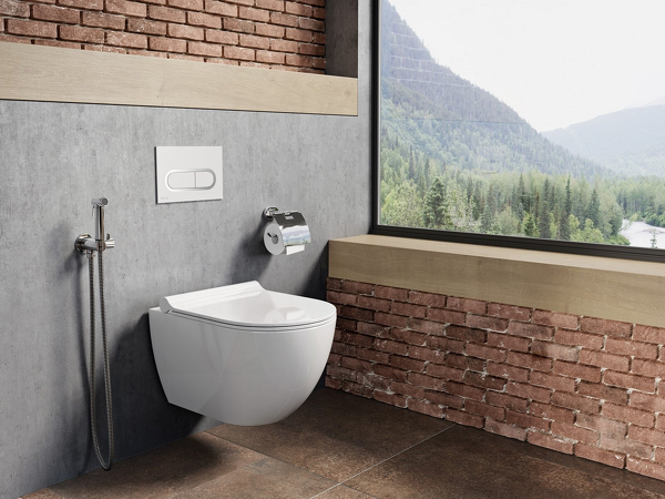 WC Uni Chrome RimOff závěsný white