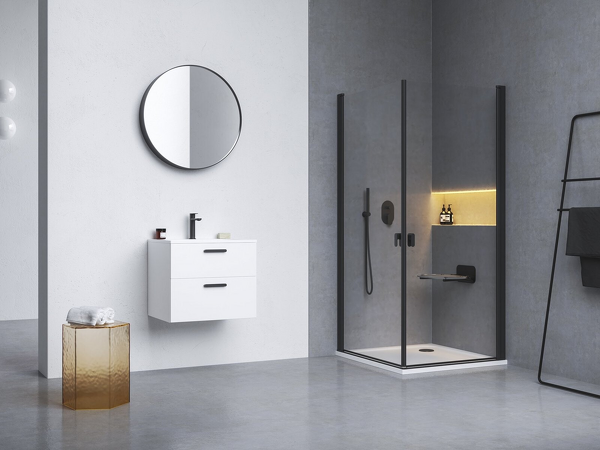 Sedátko Chrome, clear/černá