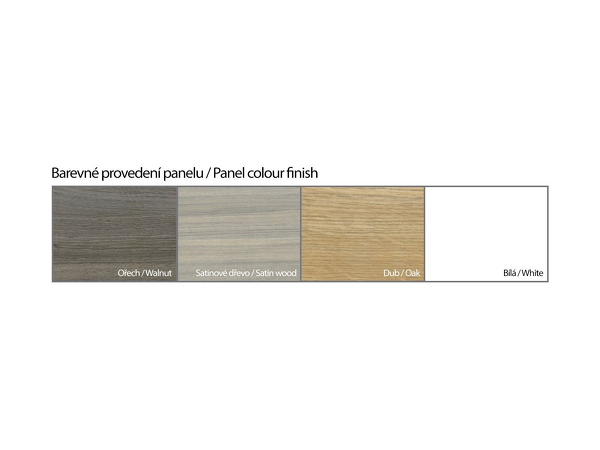 Panel čelní 180 satinové dřevo