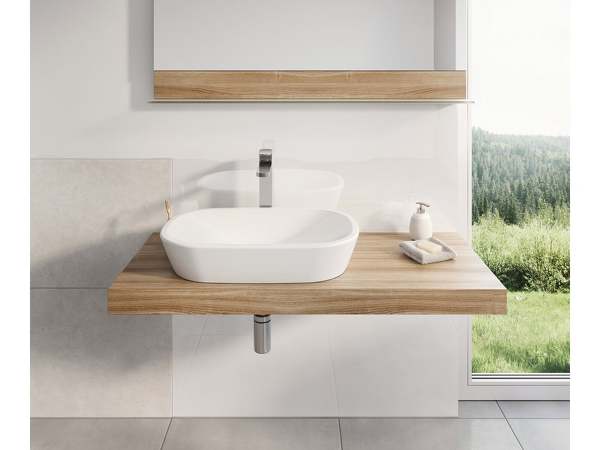 umyvadlo Ceramic 600 O keramické white