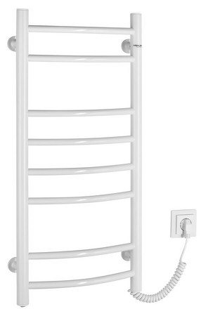 SUPE elektrický sušák ručníků, 360x800mm, 107W, bílý