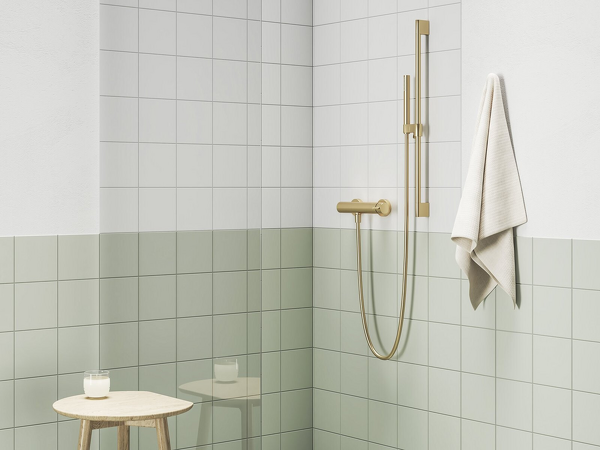 ES 032.60GLB Sprchová nástěnná baterie bez sprchového setu, Gold Brushed