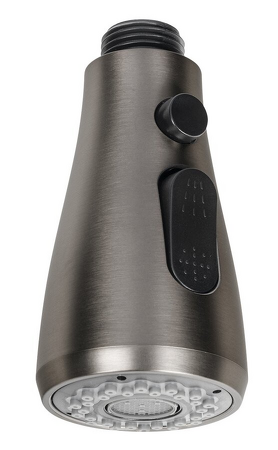 Výsuvná sprcha dřezové baterie 1/2", gun metal