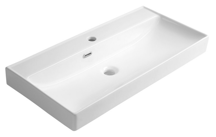 PARLA keramické umyvadlo 80x38cm, bílá