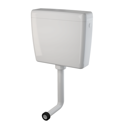 WC nádržka DUAL nízko položená, bílá