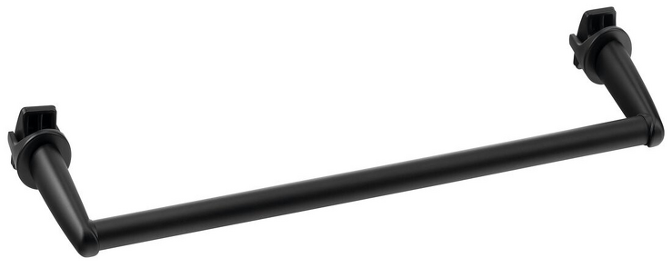 Sušák ručníků na otopná tělesa 36cm rovný, černá mat